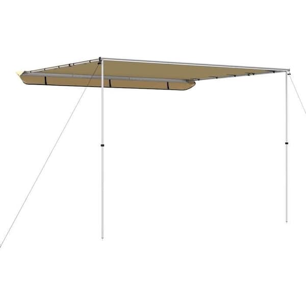 Maison Exclusive - Campingbil och husvagnsmarkis 3x2x2,15 m Beige