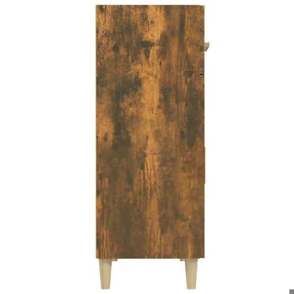 Maison Exclusive - Buffé Ek rökt 69,5x34x89 cm Ingenjörsträ
