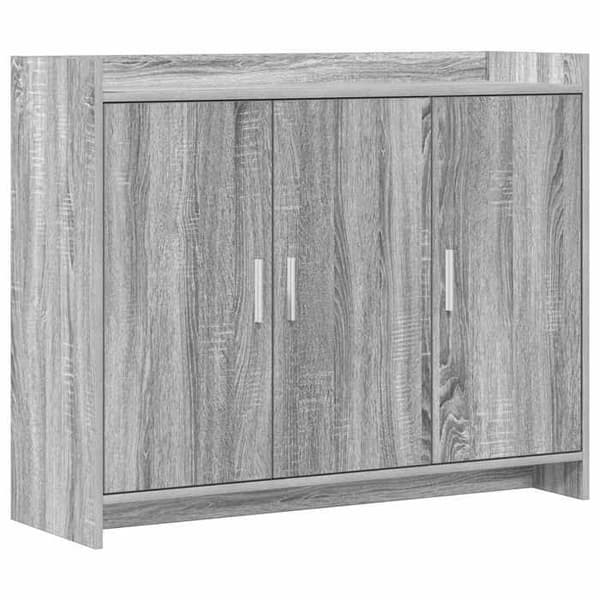 Maison Exclusive - Buffet Sonoma grå 98,5 x 33 x 80 cm Ingeniørtræ