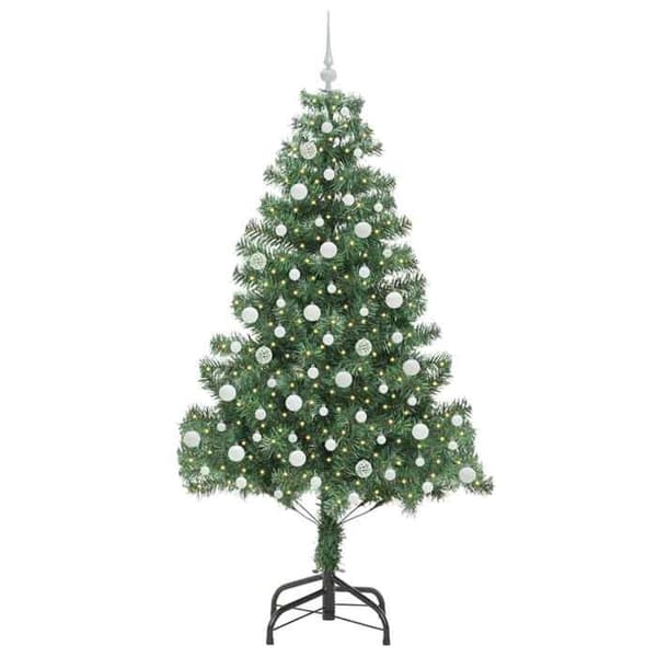 Juletræ - EKSKLUSIV HUS - 210 cm - PVC - LED USB 5V - Indendørs/Udendørs Grön