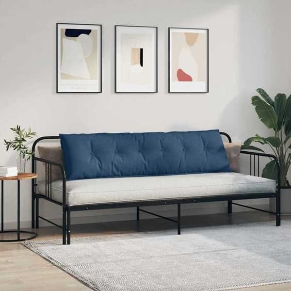 Rygpude - MAISON EXCLUSIVE - 180 x 19 x 50 cm - Blå - Polyester - Lynlås Blå