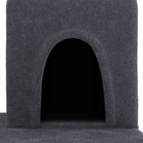 Maison Exclusive - Kattekradsetræ med sisal kløer Mørkegrå 154 cm Mörkgrå
