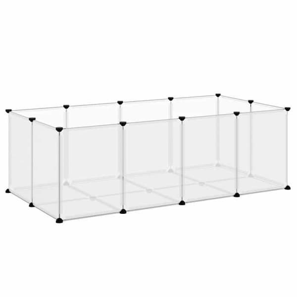 Kasser & bure - MAISON EXCLUSIVE - 144x74x46,5 cm - Vandafvisende PP-paneler - Stålrammer - Nem montering