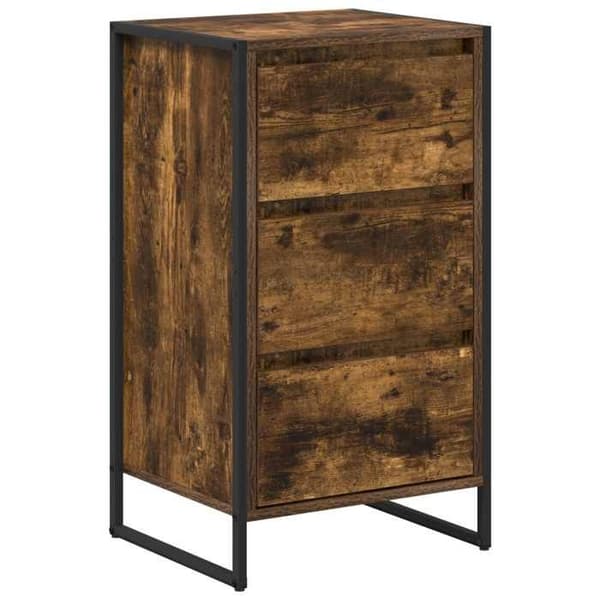 Maison Exclusive - Buffé Ek Rökig 42 x 36 x 75.5 cm Ingenjörsträ