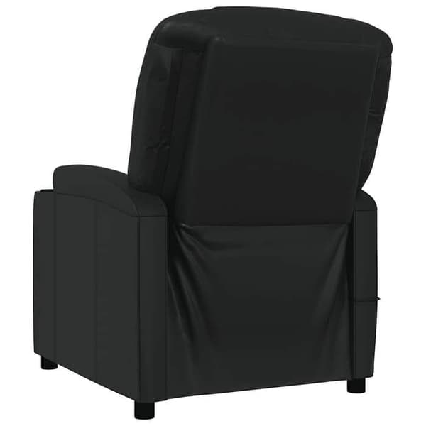 Maison Exclusive - Svart massagefåtölj i konstläder