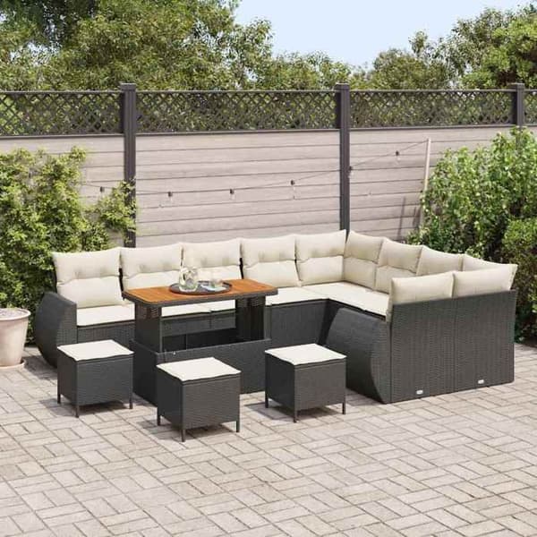 Maison Exclusive - 13 hengen puutarhakalustesarja 13 pc