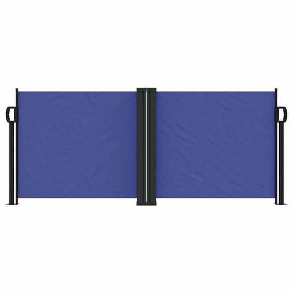 Maison Exclusive - Fällbart sidotak blått 100x1000 cm