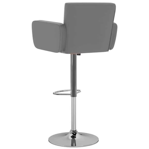 Maison Exclusive - Barstolar set om 2 grå konstläder