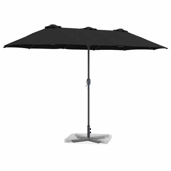 Maison Exclusive - Haveparasol 370 x 197 x 239 cm Polyester og Aluminium