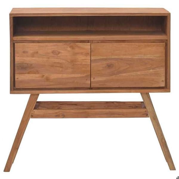 Maison Exclusive - Konsolbord 80x30x80 cm i solid teakträ