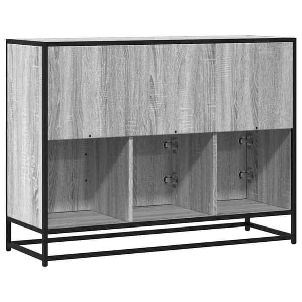 Maison Exclusive - Buffet sonoma grå 100x35x76 cm ingeniørtræ