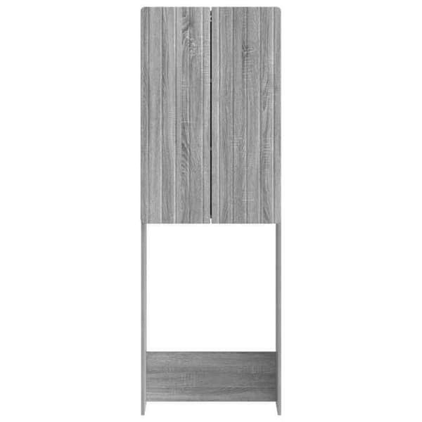 Maison Exclusive - Toilettskabe ZWOLLE Sonoma grå 66 x 25,5 x 190 cm