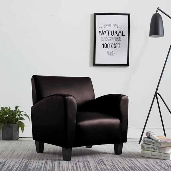 Maison Exclusive - Mørkebrun Sofa Stole i Kunstlæder mörkbrun