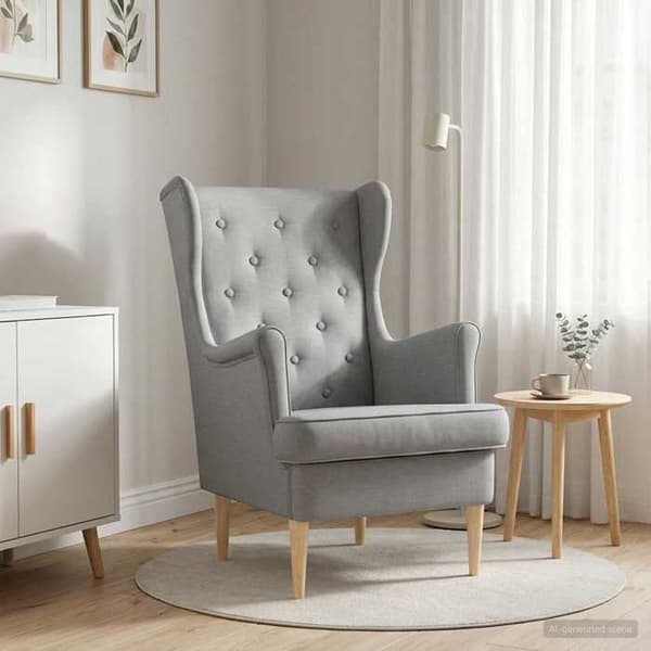 Maison Exclusive - Lysegrå Stol i Stof