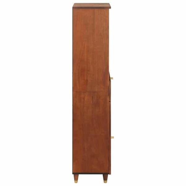 Buffé - EXKLUSIVT HUS - 38 x 33,5 x 160 cm - Massivt mangoträd - Brun - Rektangulär brun