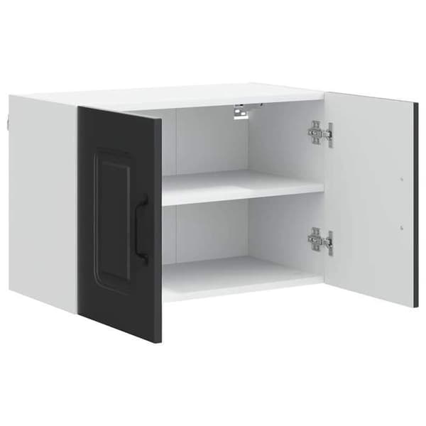Maison Exclusive - Kalmar 2 stk. opvaskemaskine panel Sort ingeniørtræ Svart