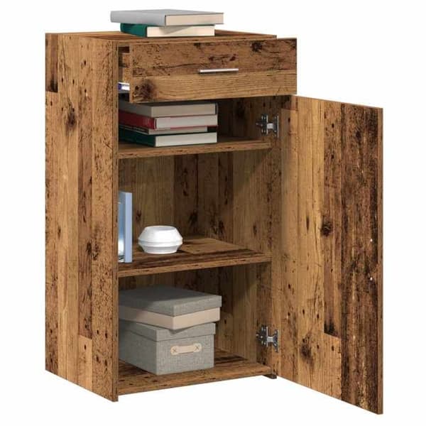 Maison Exclusive - Buffé i gammalt trä 50 x 42,5 x 93 cm