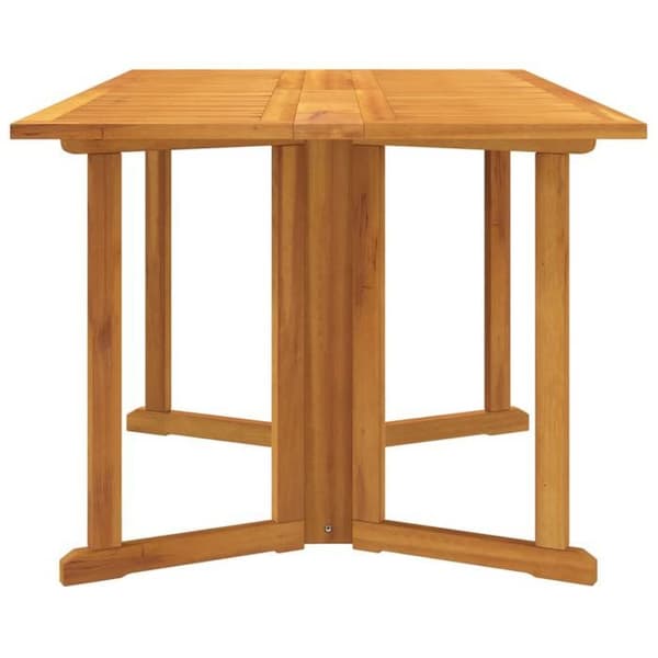 Maison Exclusive - Foldbart havebord sommerfugl 150x90x75 cm massiv teaktræ