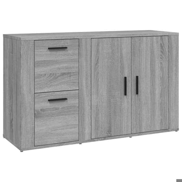 Maison Exclusive - Buffet Sonoma grå 100x33x59,5 cm Ingeniørtræ Grå