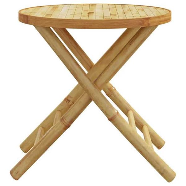 Maison Exclusive - Sammenklappeligt havebord Ø45x45 cm bambus Ej specificerat