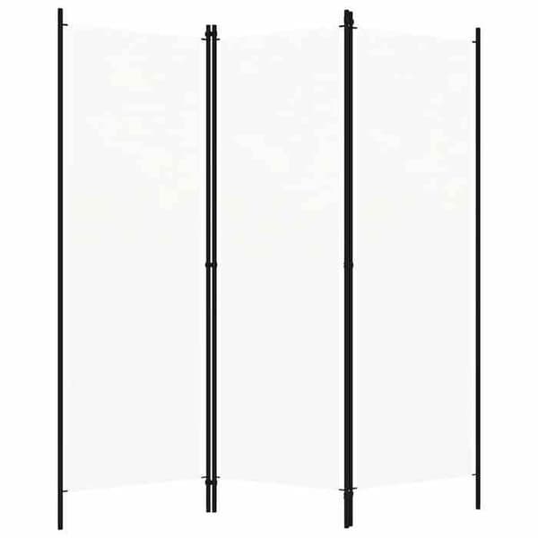 Maison Exclusive - Avskiljande vägg 3 paneler Vit 150x180 cm