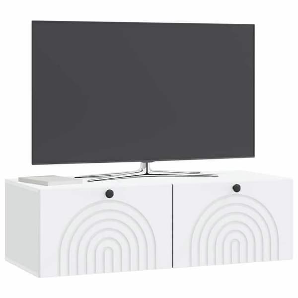 Maison Exclusive - Väggmonterad TV-möbel 99 x 41 x 30 cm Vit