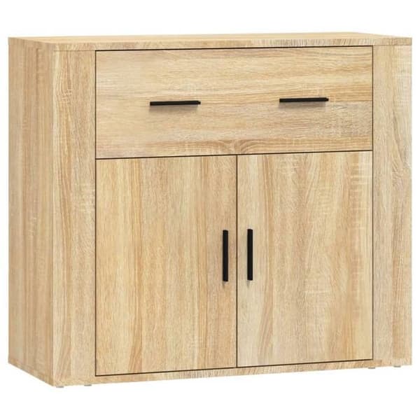 Maison Exclusive - Bufféer 3 st Sonoma ek Ingenjörsträ