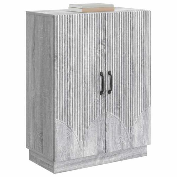 Maison Exclusive - Buffé Sonoma grå 66 x 34,5 x 87 cm Ingenjörsträ