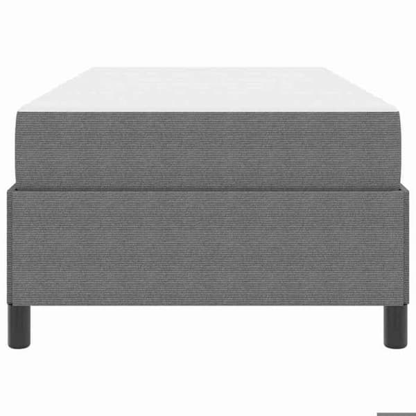 Maison Exclusive - Sängram med madrass Ljusgrå 100 x 200 cm tyg
