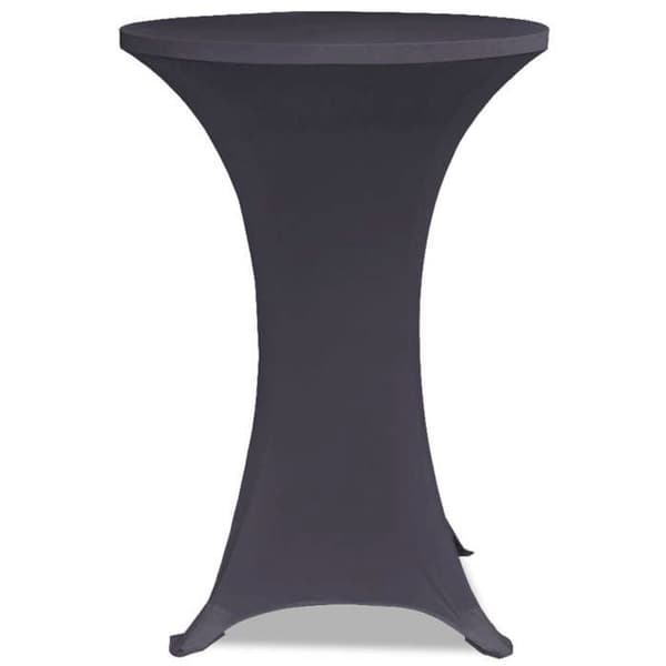 Maison Exclusive - Utsträckbar bordduk 80 cm 2 st Anthracit