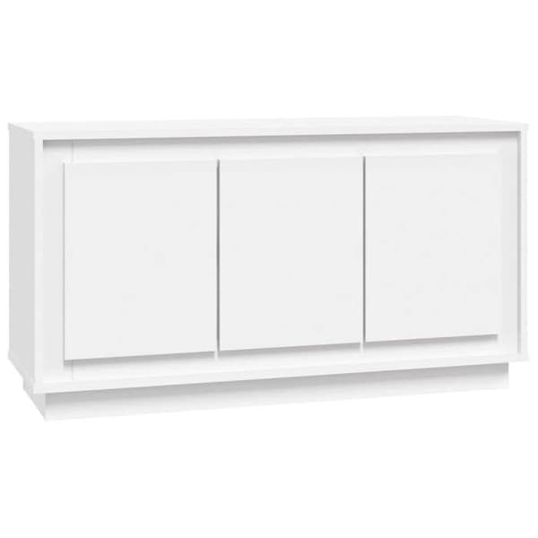 Maison Exclusive - Vit buffé 102x35x55 cm ingenjörsträ