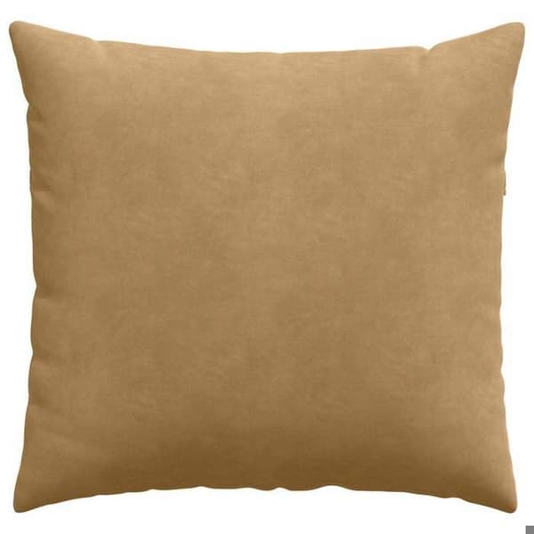 Sofa puder - EKSKLUSIV HUS - 45 x 45 cm - Fløjl - Brun - Sæt af 2 brun