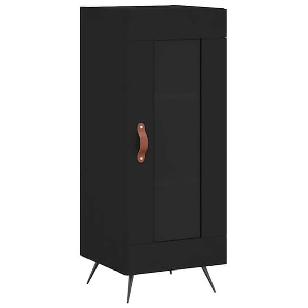 Maison Exclusive - Buffé Svart 34,5x34x90 cm Ingenjörsträ