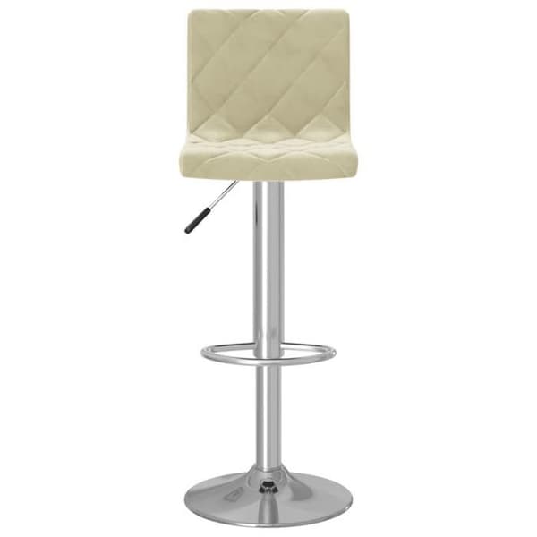 Maison Exclusive - Barstolar set om 2 krämig sammet