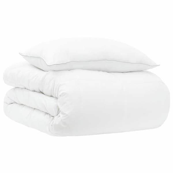 Maison Exclusive - Årsset Duvet 2 pc 155 x 200 cm Alla säsonger Vit