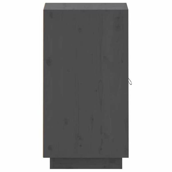 Maison Exclusive - Harmaa buffet 34x40x75 cm Massiivipuu mänty Grå