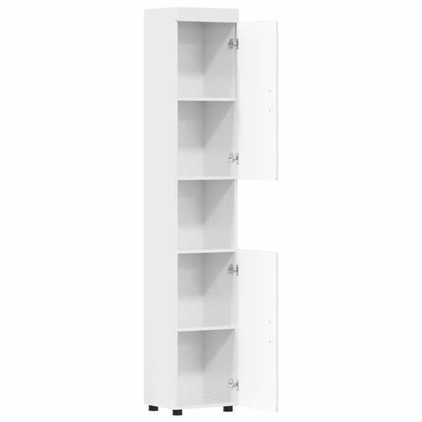 Maison Exclusive - Badrumsskåp Set TULUM Blank Vit Strålande vit