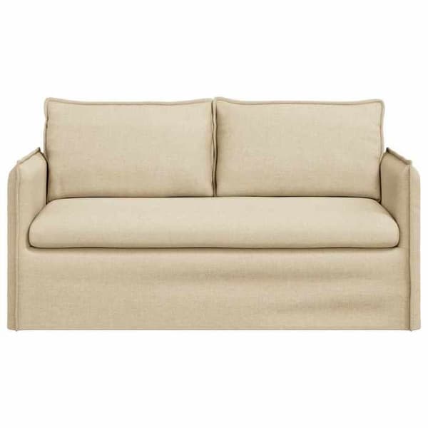 Maison Exclusive - Soffa Crème 156 x 82 x 85 cm tyg Grädde