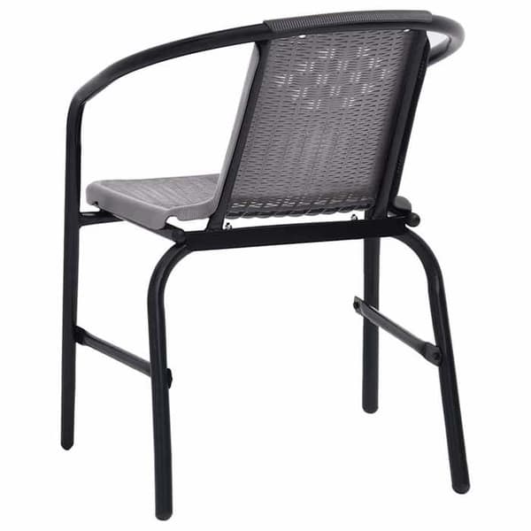 Maison Exclusive - Havestole sæt af 6 Rattan plastik og stål 110 kg