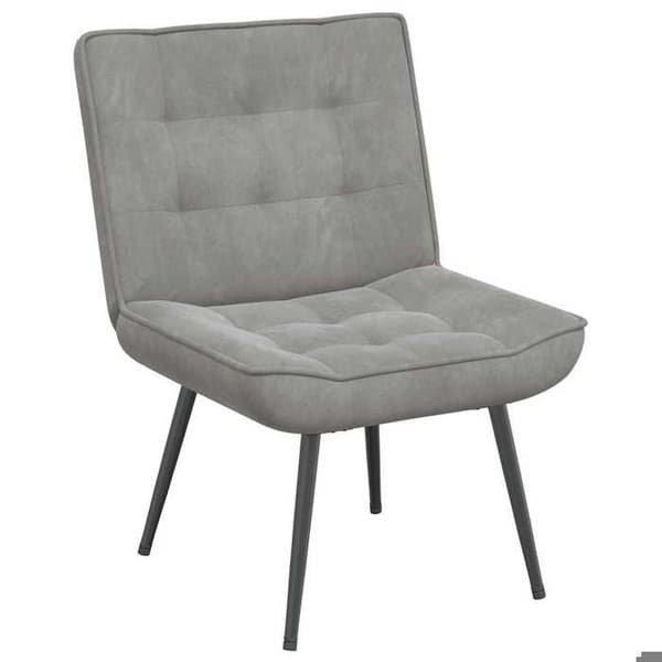 Maison Exclusive - Afslapningsstol med skammel Lys grå Velour