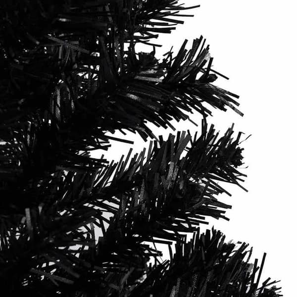 Kunstig juletræ - EKSKLUSIV HUS - Forudbelyst - Sort - 240 cm - LED USB Svart