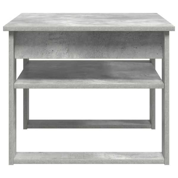 Bord - EKSKLUSIV HUS - 64 x 54 x 44 cm - Beton grå - Ingeniørtræ - Rektangulær Betonggrå