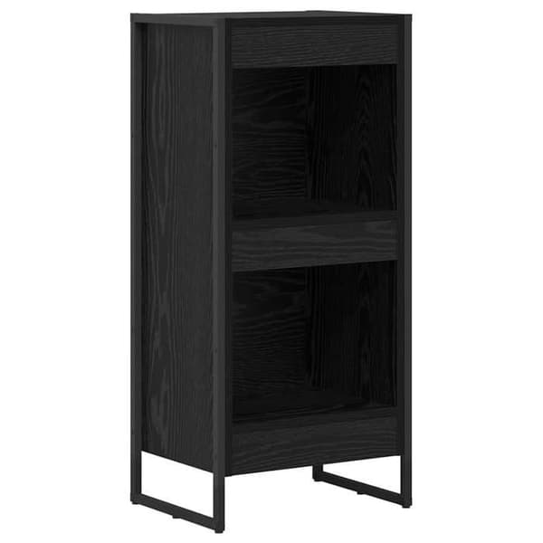 Maison Exclusive - Bibliotek 40 x 30 x 86,5 cm Ingeniørtræ Sort eg