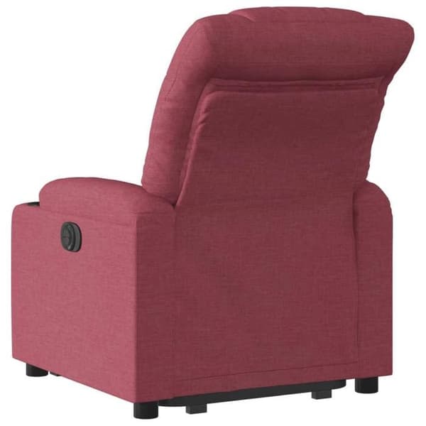 Maison Exclusive - Punainen viininpunainen kangas nojatuoli