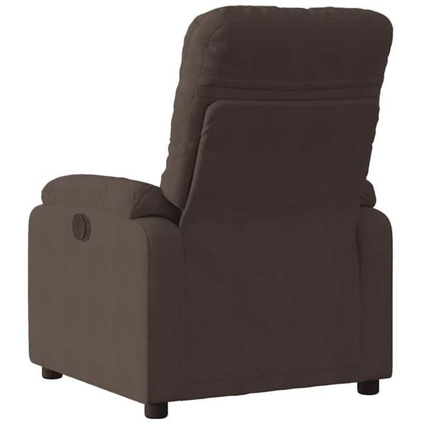 Maison Exclusive - Elektrisk lænestol i brun mikrofiber