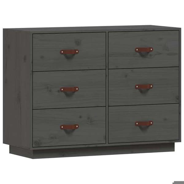 Maison Exclusive - Buffé Grå 100x40x75 cm Massivt furu