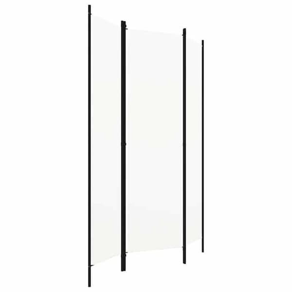 Maison Exclusive - Avskiljande vägg 3 paneler Vit 150x180 cm