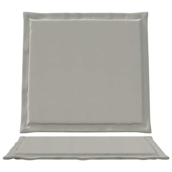 Maison Exclusive - Sitt- och ryggkuddar Polyester Ljusgrå 47 x 45 x 2 cm