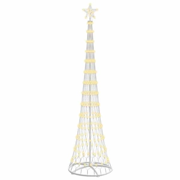 Maison Exclusive - LED Julgran Varmvit 250 cm Metall Vit varm