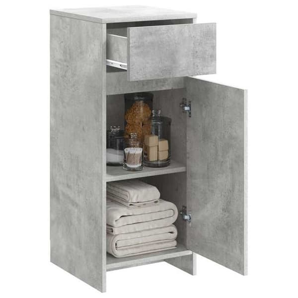 Maison Exclusive - Badeværelsesskab Grå beton 35 x 36,5 x 85 cm